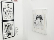 「はんだくん」ミュージアム内の壁面には、ヨシノサツキ直筆によるミニキャラが。見つけづらいところにも描かれているので、訪れた際にはぜひ探してみては。