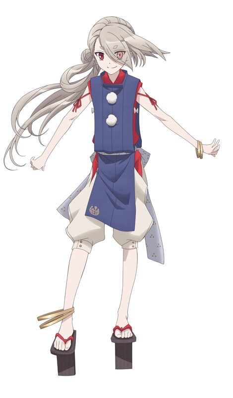 今剣のキャラクターイラスト。(c)2016 アニメ『刀剣乱舞-花丸-』製作委員会