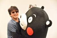 森川ジョージとくまモン。