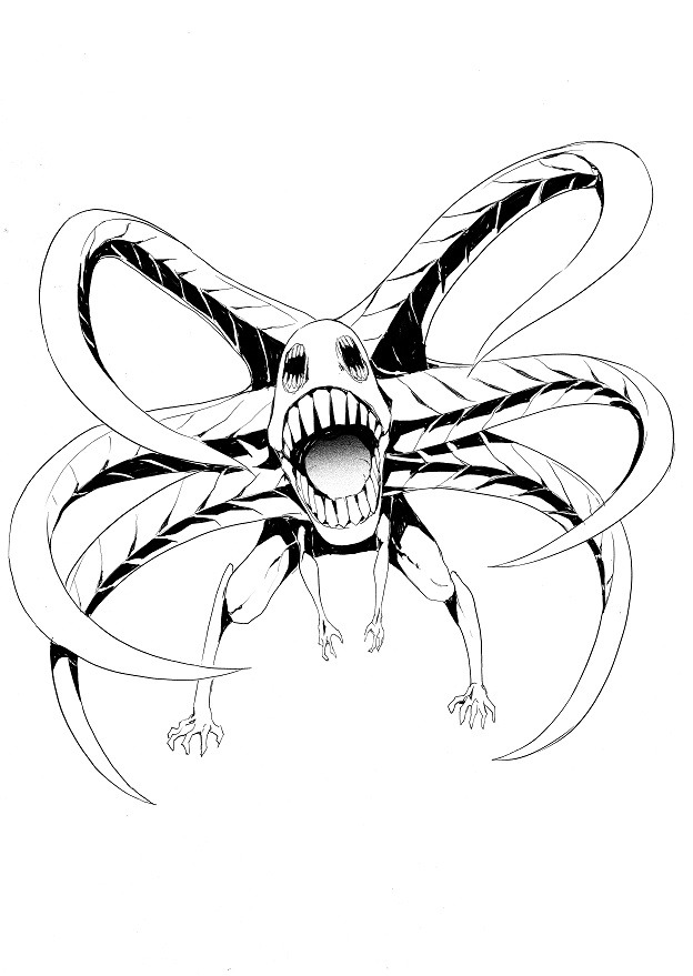 「SINNERS -罪魂使-」のカット。SINNERS(c)2016 by BabuStudio/TONG LI PUBLISHING CO.,LTD. All rights reserved. 　　　