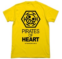 「ハートの海賊団ロゴ ドライTシャツ CANARY YELLOW」