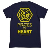 「ハートの海賊団ロゴ ドライTシャツ NAVY」