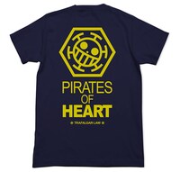 「ハートの海賊団ロゴ ドライTシャツ NAVY」