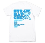 「麦わらの一味タイポグラフィー ドライTシャツ WHITE」