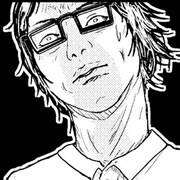 永田一由の自画像。