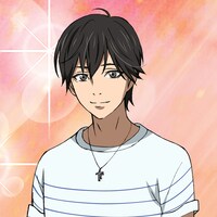 ネックレスを身につけた成瀬翔のビジュアル。