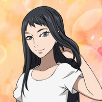 ピアスを身につけた茅野貴子のイラスト。
