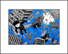 「モブサイコ100」のONE直筆サイン入りコレクターズアート。