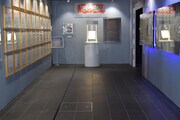 「『遊☆戯☆王』20th展～ロード・オブ・デュエリスト～」の展示の様子。