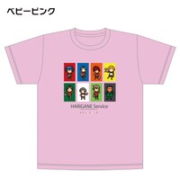 「『ハリガネサービス』ドット絵 Tシャツ」ベビーピンク