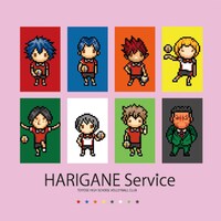 「『ハリガネサービス』ドット絵 Tシャツ」ベビーピンク