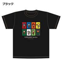「『ハリガネサービス』ドット絵 Tシャツ」ブラック