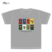 「『ハリガネサービス』ドット絵 Tシャツ」グレー