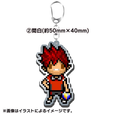 ハリガネサービス』ドット絵 アクリルキーホルダー 間白