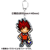 「『ハリガネサービス』ドット絵 アクリルキーホルダー 間白」