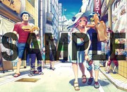 抽選でプレゼントされる「おくさん」の複製原画。