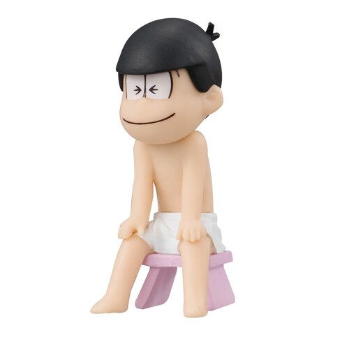 「おそ松さん」背中を流し合う6つ子たちのカプセルトイ、集めて並べよう