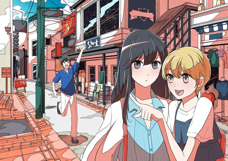 南部ゼロイチが描き下ろした「きまぐれオレンジ☆ロード」とのコラボイラスト。(c)COMICSMART INC./南部ゼロイチ