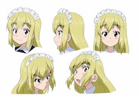 OAD第2弾に登場するヒカリの設定画（表情）。