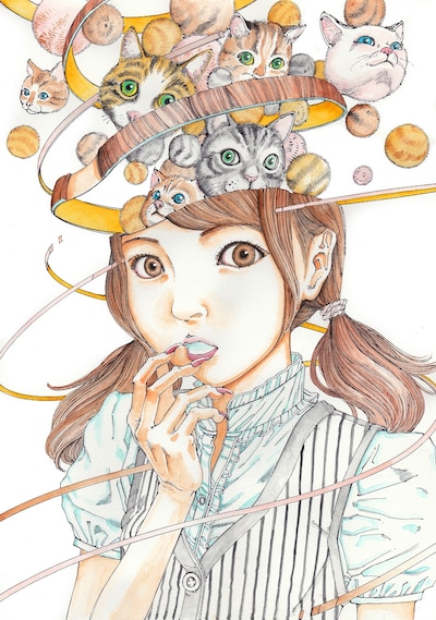 「駕籠真太郎個展 怪奇幻想」展示作品イメージ