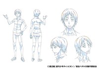 巻島裕介の設定画。