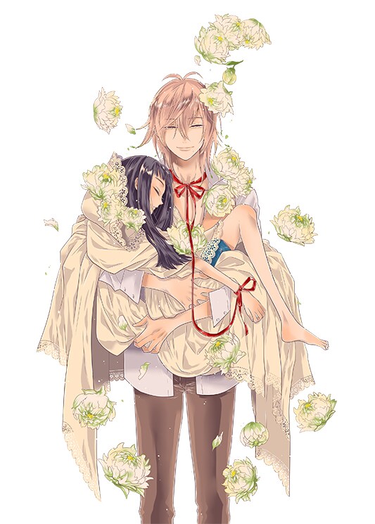 秋山シノ「キスの花束をキミに」カット