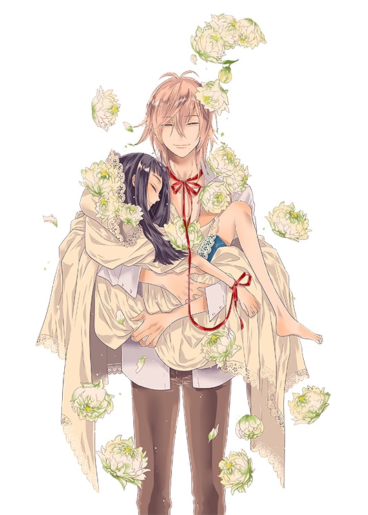 秋山シノ「キスの花束をキミに」カット