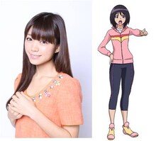 三森すずこと、高岡春奈の設定画。 (c)テレビ朝日・東映アニメーション