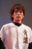 小澤廉演じる沢村栄純。公開ゲネプロより。