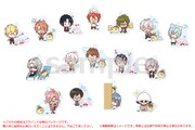 8月27日より販売開始予定の「ぷち♪アイドリッシュセブン LINEスタンプアクキー 第二弾（全16種）」。