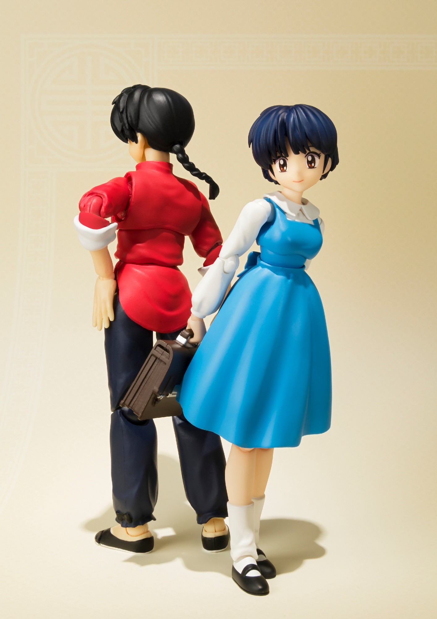 「S.H.Figuarts 天道あかね」のディスプレイイメージ。左の「S.H.Figuarts 早乙女乱馬」は別売りだ。