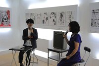 トークイベントの様子。