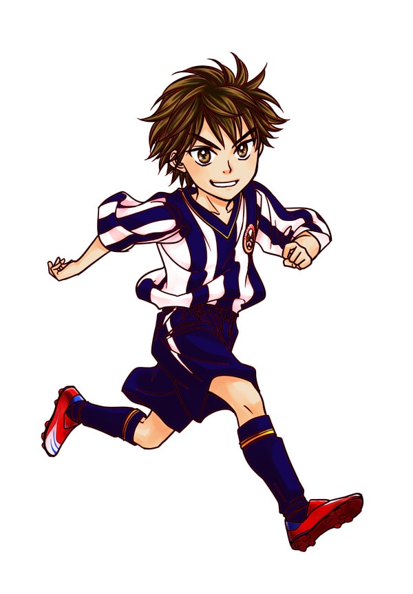 マンガワンに掲載された、樋口大輔による新連載のイラスト。