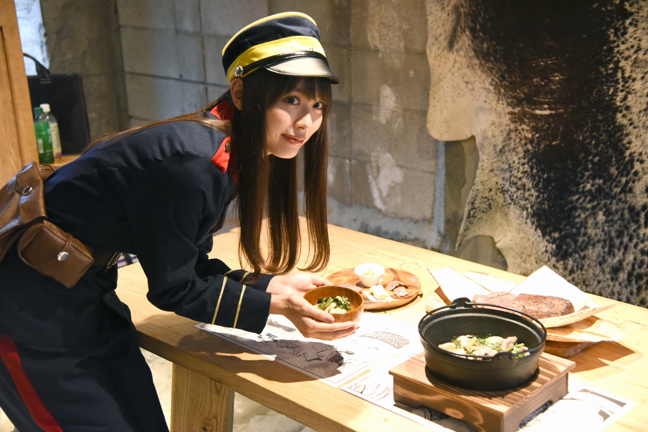 試食会の様子。