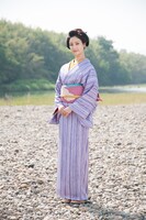 「連続ドラマW ふたがしら2」に登場する、おこん役の菜々緒。