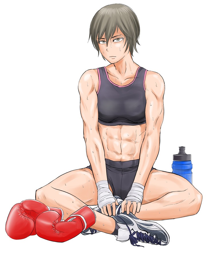 「早乙女選手、ひたかくす」カット