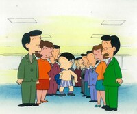 アニメ「かりあげクン」より。