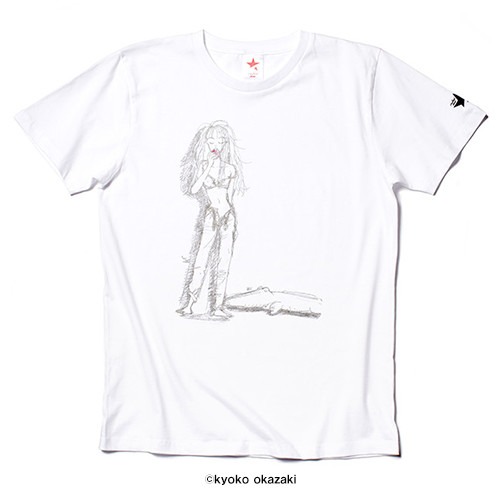 「岡崎京子/pink」Tシャツ