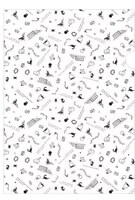 「F-Style "SHIRO×KURO" クリアファイル」白