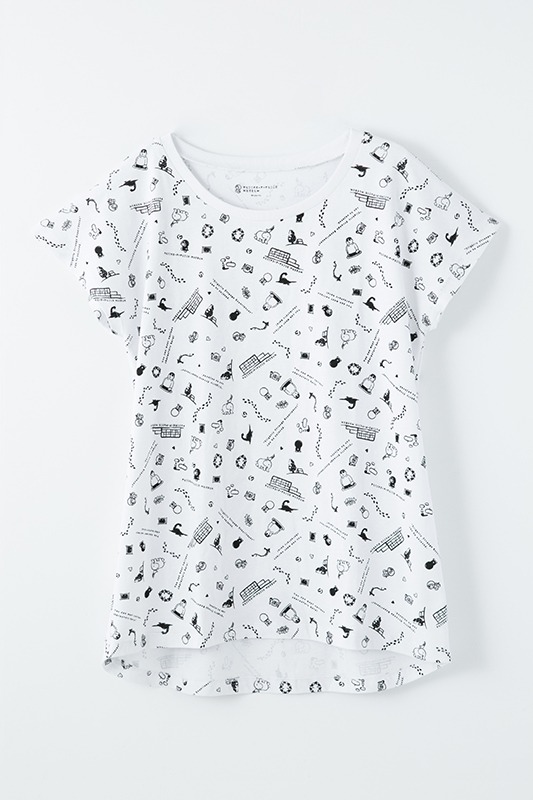 「F-Style "SHIRO×KURO" Tシャツ」レディース白