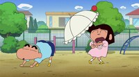 本日放送の「クレヨンしんちゃん」の「ギリギリで買い物するゾ」より。(c)臼井儀人/双葉社・シンエイ・テレビ朝日・ADK (c)テレビ朝日