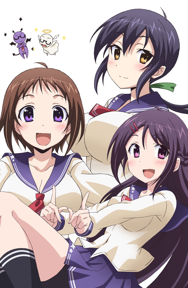 「おくさまが生徒会長!+!」キービジュアル (c)中田ゆみ/一迅社・星風高校風紀委員会!+!