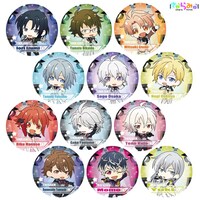 全12種の「きゃらみゅ（第2弾 ver）パール紙缶バッジ」。