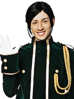 神里優希演じる秋田新幹線。