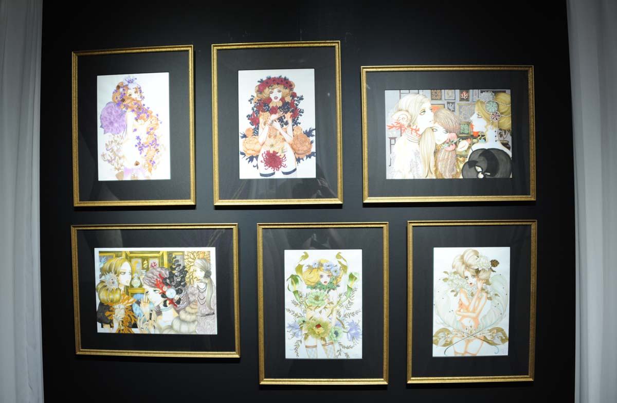 「安野モヨコの世界」コーナーの様子。