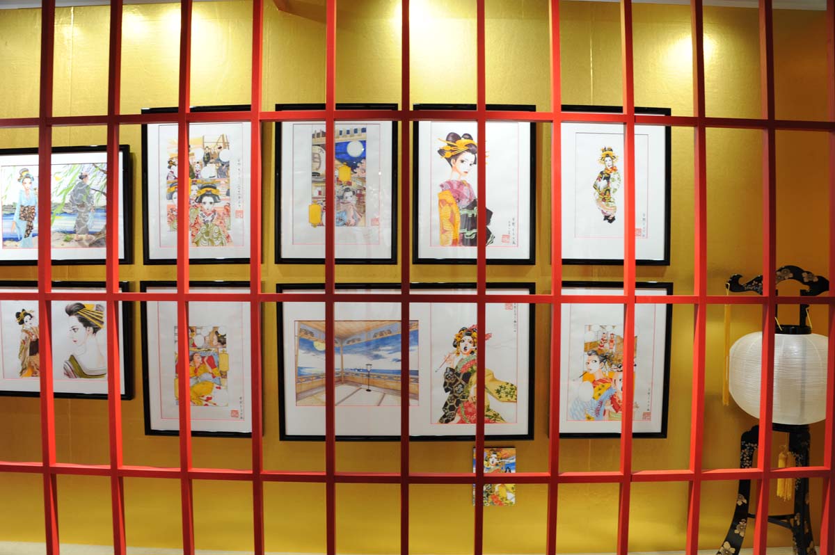 「さくらん」コーナーの様子。