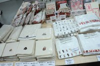 物販コーナーの様子。