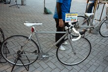 ドラマ「弱虫ペダル」で使用された自転車。