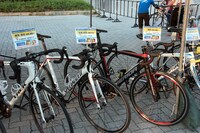 ドラマ「弱虫ペダル」で使用された自転車。