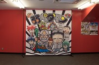 球場に設置されたフォトスポット。